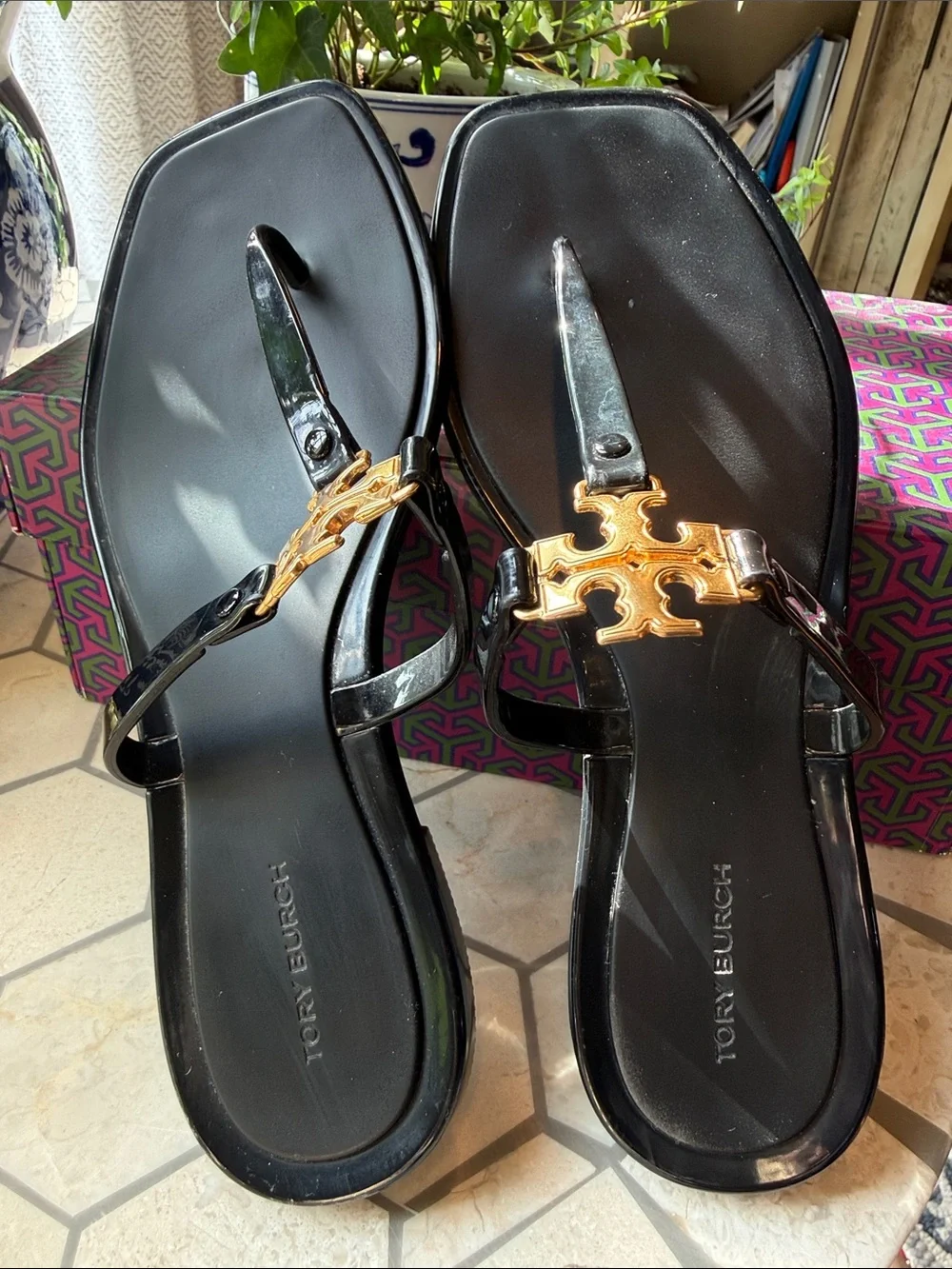 🖤⭐️🖤 Tory Burch Roxanne Jelly Sandals